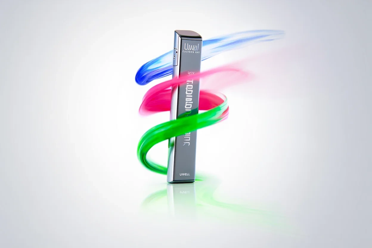 A diverse collection of Uwell disposable vape Australia models showing various colours and flavours.